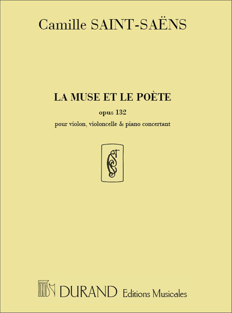 La Muse Et Le Poete Op132Vl-Vlc-Orchestre Ou Piano